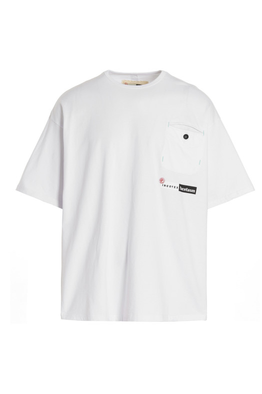 Футболка з логотипом Біла INCOTEX RED X FACETASM (FTJ001FX001010WHT)