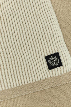 Двоколірний вовняний шарф STONE ISLAND (8115N06C5) Двоколірний вовняний шарф STONE ISLAND (8115N06C5)