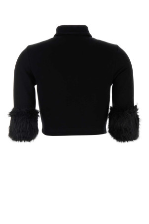 Чорна куртка з бавовняної суміші Чорна PRADA (138632SOOO16BD) Чорна куртка з бавовняної суміші Чорна PRADA (138632SOOO16BD)