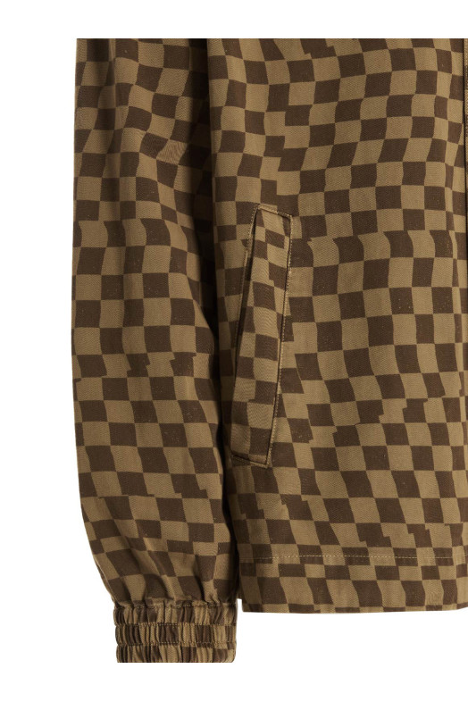 Сорочка з принтом для перевірки друку Бежева INCOTEX RED X FACETASM (FTT004FX005510WTC)