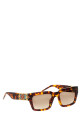 'The tortoiseshell square metope' sunglasses Brown 'The tortoiseshell square metope' sunglasses Brown