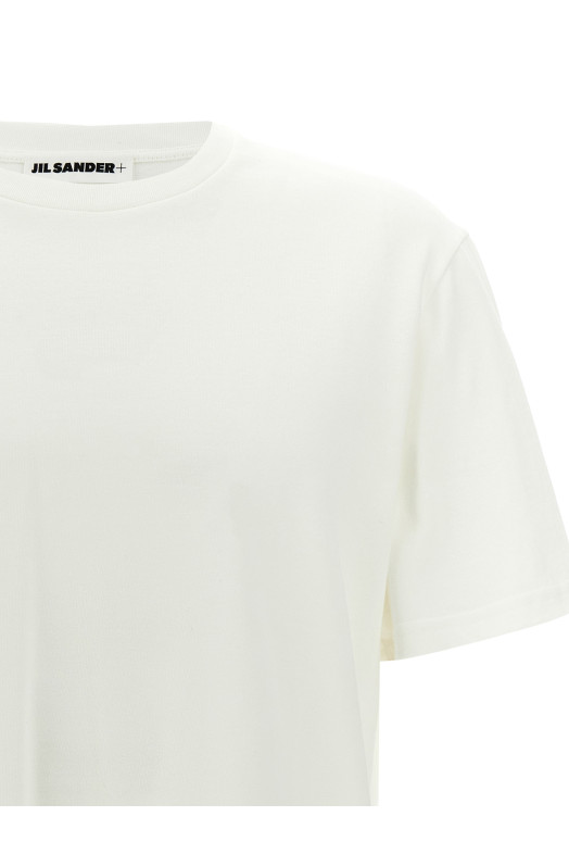 Футболка с нашивкой логотипа Белый JIL SANDER J47GC0153J20103102 Футболка с нашивкой логотипа Белый JIL SANDER J47GC0153J20103102