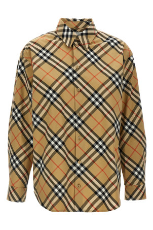 Сорочка в клітинку Бежевий BURBERRY 8106164SANDIPCHECK Сорочка в клітинку Бежевий BURBERRY 8106164SANDIPCHECK