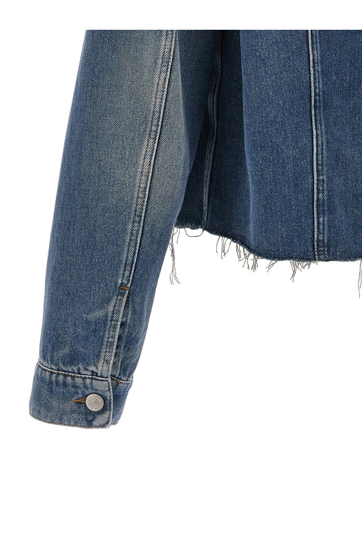 Raw cut denim jacket Blue Raw cut denim jacket Blue