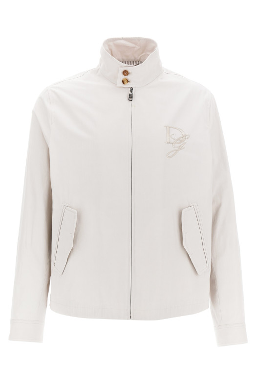 Куртка з вишивкою логотипу Бежевий DOLCE & GABBANA G9BHQZFU61VM0299 Куртка з вишивкою логотипу Бежевий DOLCE & GABBANA G9BHQZFU61VM0299