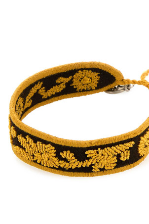 Two-tone suede and fabric bracelet PRADA (1IB6572HIV) Two-tone suede and fabric bracelet PRADA (1IB6572HIV)