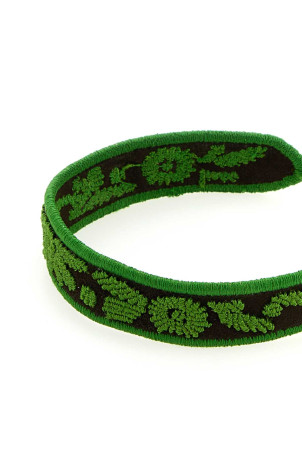 Two-tone suede and fabric bracelet PRADA (1IB6572HIV) Two-tone suede and fabric bracelet PRADA (1IB6572HIV)