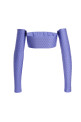 Crystal cropped top Purple