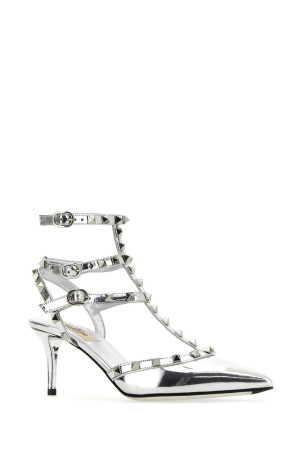 Silver leather Rockstud pumps VALENTINO GARAVANI (3W2S0375WRP) Silver leather Rockstud pumps VALENTINO GARAVANI (3W2S0375WRP)