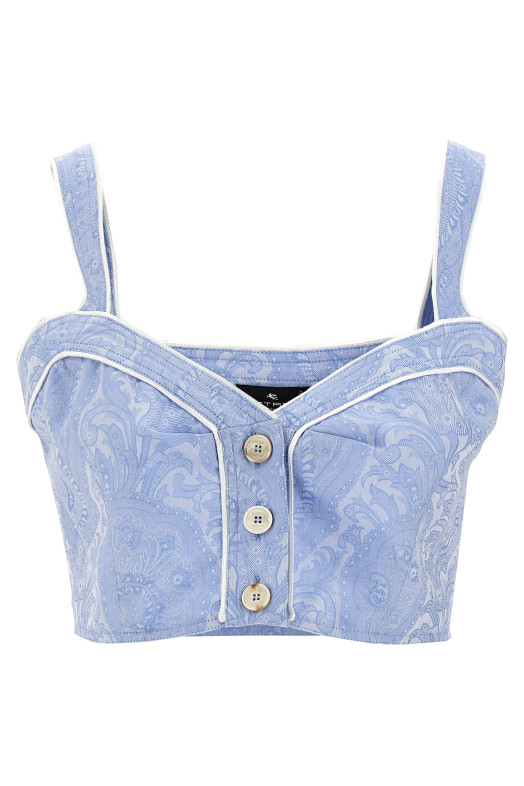 Топ Paisley BLUE ETRO WRJA010199TJ562B1581 Топ Paisley BLUE ETRO WRJA010199TJ562B1581