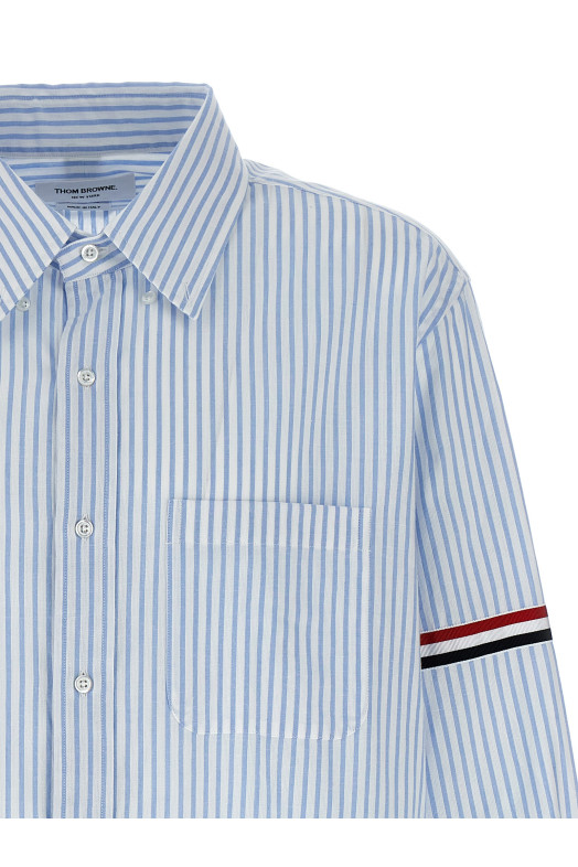 Полосатая рубашка СИНИЙ THOM BROWNE MWL301OF0810480 Полосатая рубашка СИНИЙ THOM BROWNE MWL301OF0810480