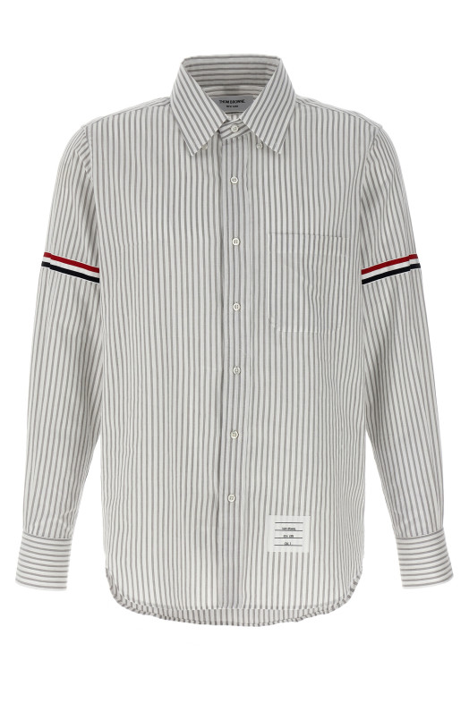 Рубашка в полоску Серый THOM BROWNE MWL301OF0810035 Рубашка в полоску Серый THOM BROWNE MWL301OF0810035