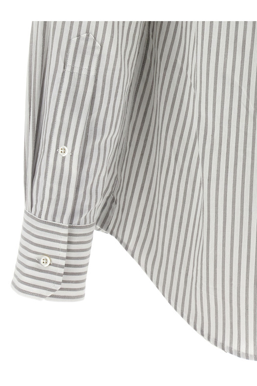 Рубашка в полоску Серый THOM BROWNE MWL301OF0810035 Рубашка в полоску Серый THOM BROWNE MWL301OF0810035