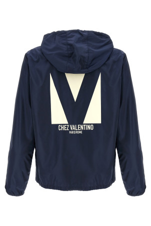 Вітровка Valentino Garavani 'Chez Valentino' Синій V3CI3486FNAF9 Вітровка Valentino Garavani 'Chez Valentino' Синій V3CI3486FNAF9