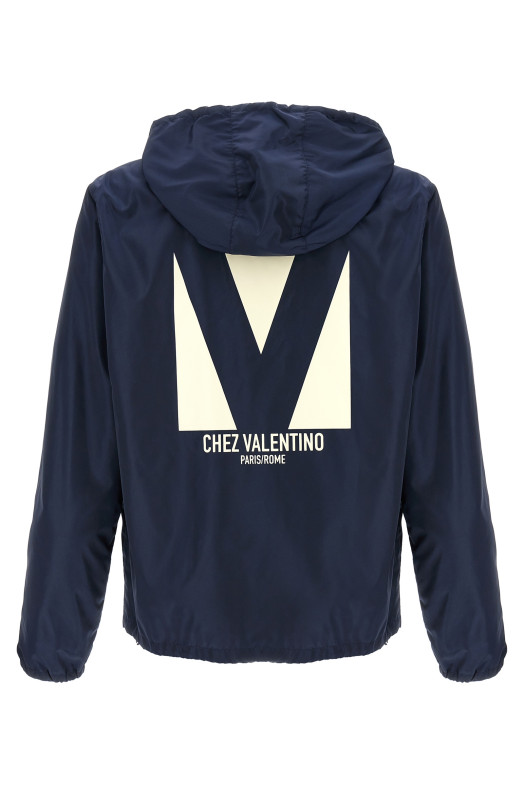Вітровка Valentino Garavani 'Chez Valentino' Синій V3CI3486FNAF9 Вітровка Valentino Garavani 'Chez Valentino' Синій V3CI3486FNAF9