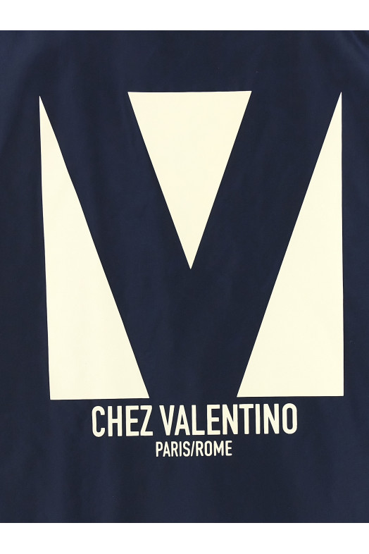 Вітровка Valentino Garavani 'Chez Valentino' Синій V3CI3486FNAF9 Вітровка Valentino Garavani 'Chez Valentino' Синій V3CI3486FNAF9