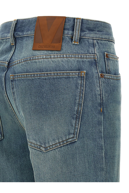 Жакардові джинси Valentino Garavani Сині B3DD18X94V558 Жакардові джинси Valentino Garavani Сині B3DD18X94V558