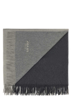 Two-tone cashmere blend blanket PRADA (OX1012H068)