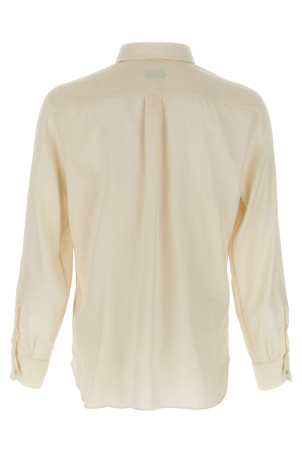 Рубашка из саржи Белая TOM FORD HME001FMG002S24IG082 Рубашка из саржи Белая TOM FORD HME001FMG002S24IG082
