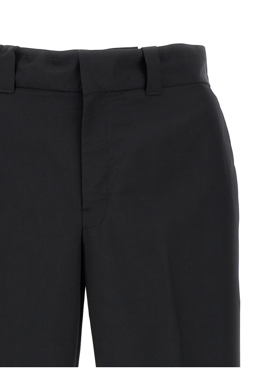 Шерстяні штани чорні PRADA SPH257S23113L5F0002 Шерстяні штани чорні PRADA SPH257S23113L5F0002