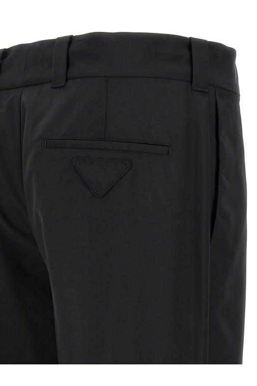 Шерстяні штани чорні PRADA SPH257S23113L5F0002 Шерстяні штани чорні PRADA SPH257S23113L5F0002