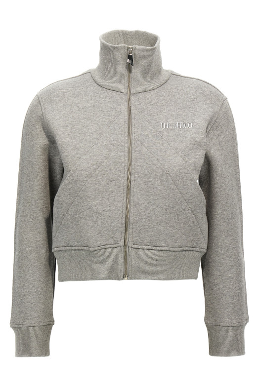 Світшот з логотипом Сірий THE ATTICO 250WCF00022183