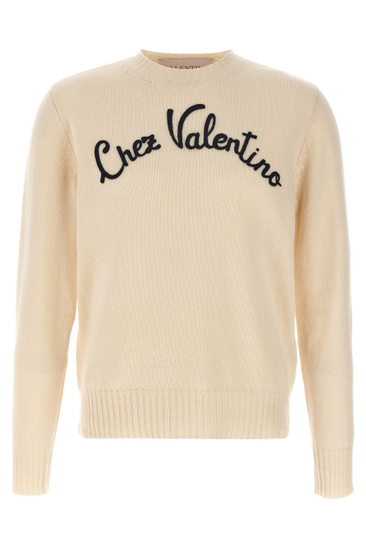 Свитер Valentino Garavani 'Chez Valentino' Белый V3KC33LAR8581 Свитер Valentino Garavani 'Chez Valentino' Белый V3KC33LAR8581
