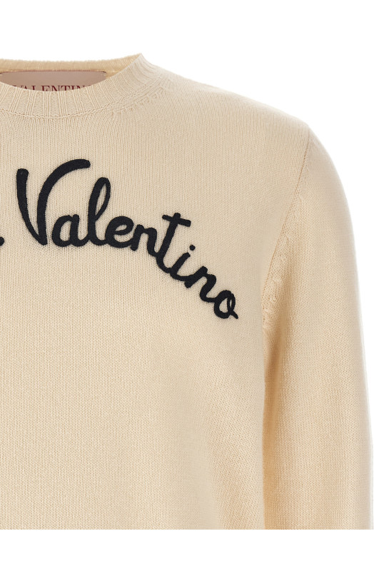 Свитер Valentino Garavani 'Chez Valentino' Белый V3KC33LAR8581 Свитер Valentino Garavani 'Chez Valentino' Белый V3KC33LAR8581