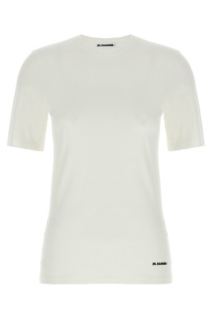 Футболка с логотипом Белая JIL SANDER J40GC0146J45031100 Футболка с логотипом Белая JIL SANDER J40GC0146J45031100