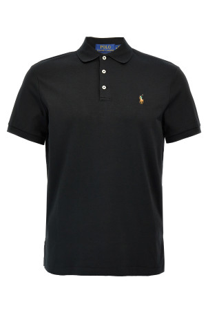 Рубашка-поло с вышивкой логотипа Черный POLO RALPH LAUREN 710713130001 Рубашка-поло с вышивкой логотипа Черный POLO RALPH LAUREN 710713130001
