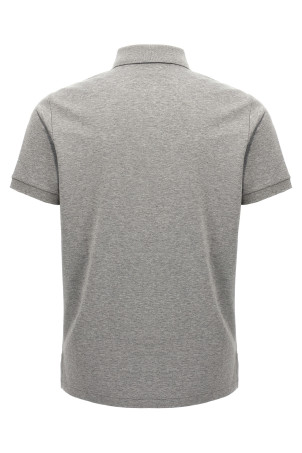 Logo embroidery polo shirt Gray Logo embroidery polo shirt Gray