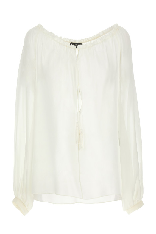 Silk blouse White Silk blouse White