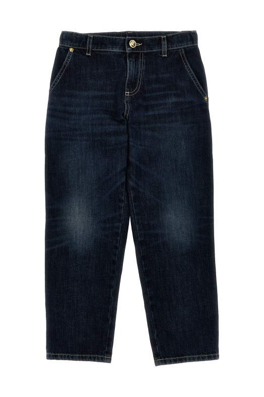 Джинсы VERSACE KIDS 'Medusa' Синий 10108041A078451D200