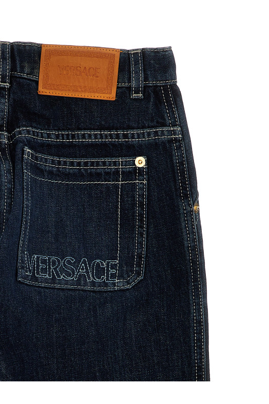 Джинсы VERSACE KIDS 'Medusa' Синий 10108041A078451D200