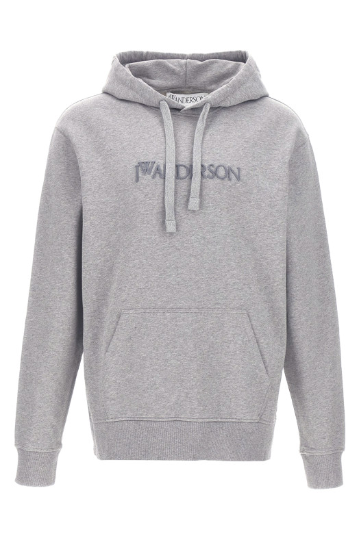 Світшот з вишивкою логотипу Сірий JW0231PG1632907