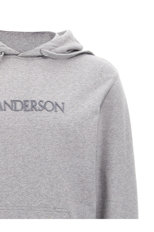 Світшот з вишивкою логотипу Сірий JW0231PG1632907