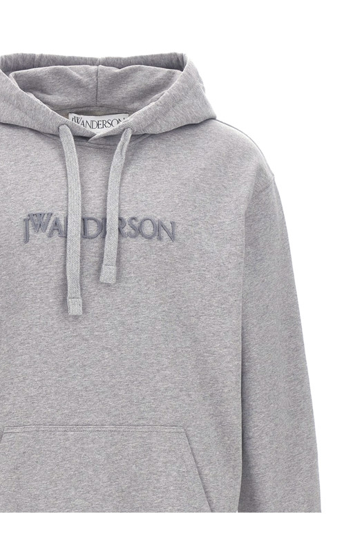 Світшот з вишивкою логотипу Сірий JW0231PG1632907