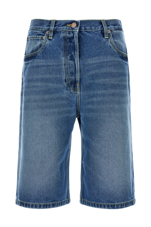 High waist bermuda shorts Blue High waist bermuda shorts Blue