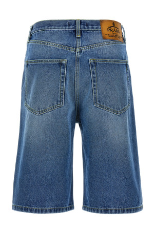 High waist bermuda shorts Blue High waist bermuda shorts Blue