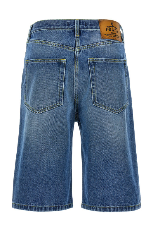High waist bermuda shorts Blue High waist bermuda shorts Blue
