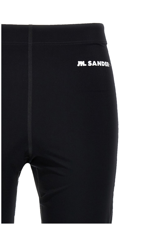 Легінси з логотипом Чорні JIL SANDER J40KA0270J20031001 Легінси з логотипом Чорні JIL SANDER J40KA0270J20031001