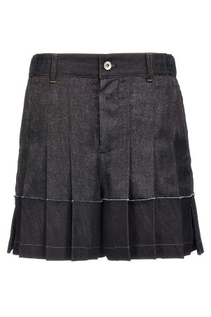 Flounced shorts Blue Flounced shorts Blue