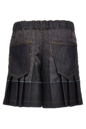 Flounced shorts Blue Flounced shorts Blue