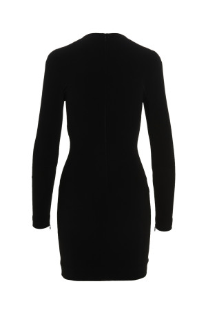 Мини-платье черное BALENCIAGA (725079TMO701000)