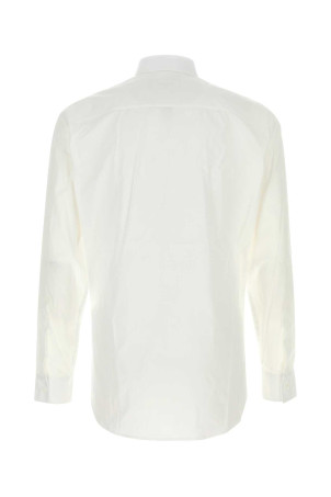 Белая рубашка из эластичного поплина Белая DSQUARED (S74DM0659S44131) DSQUARED2 Белая рубашка из эластичного поплина Белая DSQUARED (S74DM0659S44131) DSQUARED2