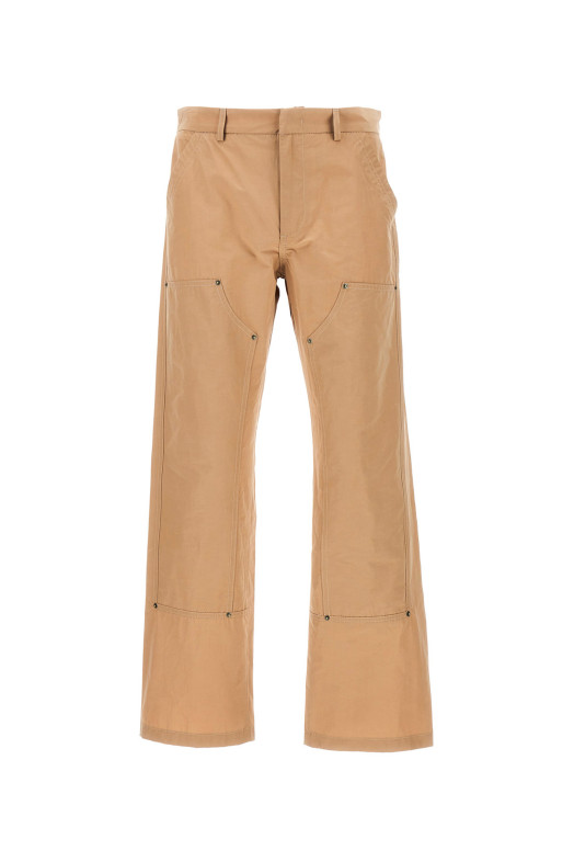 Nylon blend pants Beige