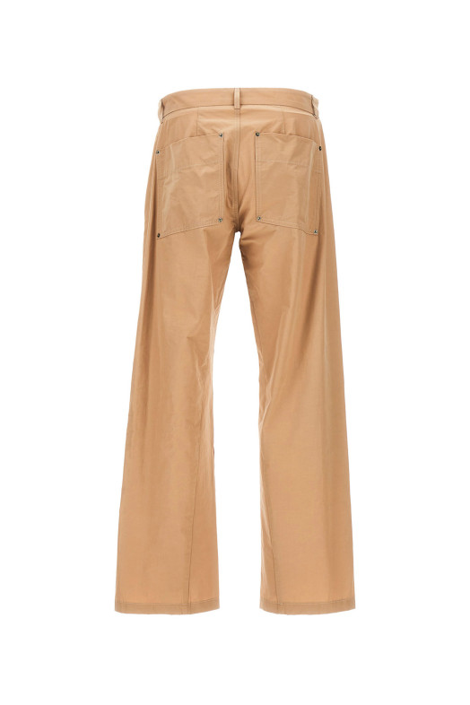 Nylon blend pants Beige