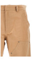 Nylon blend pants Beige