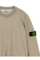 Светр з логотипом Бежевий светр STONE ISLAND JUNIOR K1S165100001V0095