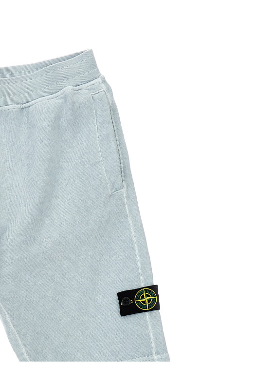 Шорти-бермуди з логотипом СИНІ STONE ISLAND JUNIOR K1S166200002V0141 Шорти-бермуди з логотипом СИНІ STONE ISLAND JUNIOR K1S166200002V0141